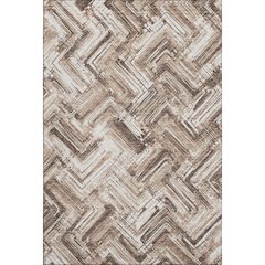 Premium Machine Washable Mayfield  Brown 3' x 5' Rug