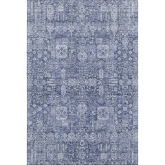 Premium Machine Washable Mayfield  Navy 3' x 5' Rug