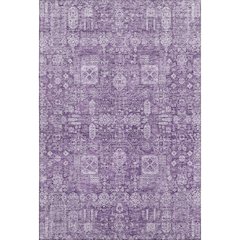 Premium Machine Washable Mayfield  Purple 3' x 5' Rug