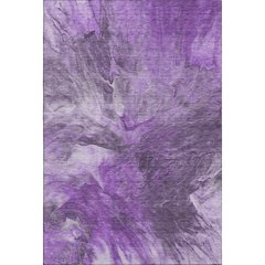 Premium Machine Washable Mayfield  Purple 3' x 5' Rug