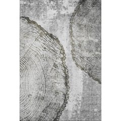 Premium Machine Washable Mayfield  Gray 3' x 5' Rug