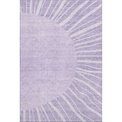 Premium Machine Washable Mayfield AMF668 Lavender 3' x 5' Rug