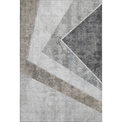 Premium Machine Washable Mayfield AMF671 Gray 3' x 5' Rug