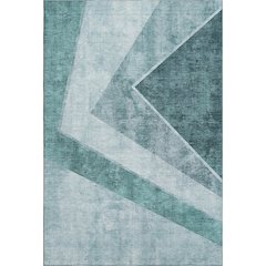Premium Machine Washable Mayfield AMF671 Teal 3' x 5' Rug