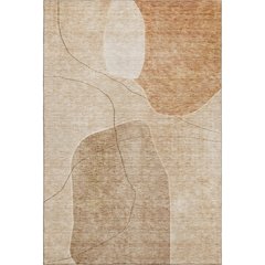 Premium Machine Washable Mayfield AMF672 Paprika 3' x 5' Rug