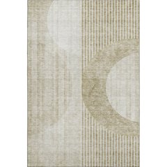 Premium Machine Washable Mayfield AMF676 Taupe 3' x 5' Rug