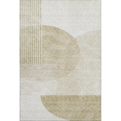 Premium Machine Washable Mayfield AMF678 Brown 3' x 5' Rug