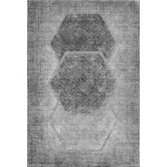 Premium Machine Washable Mayfield AMF679 Gray 3' x 5' Rug