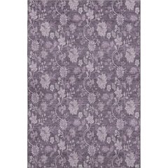 Premium Machine Washable Mayfield AMF680 Plum 3' x 5' Rug
