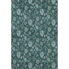 Premium Machine Washable Mayfield AMF680 Teal 3' x 5' Rug