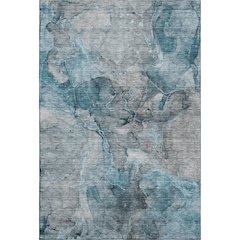 Premium Machine Washable Mayfield AMF689 Teal 3' x 5' Rug