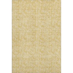 Premium Machine Washable Mayfield AMF691 Gold 3' x 5' Rug
