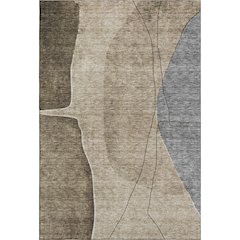 Premium Machine Washable Mayfield AMF696 Brown 3' x 5' Rug