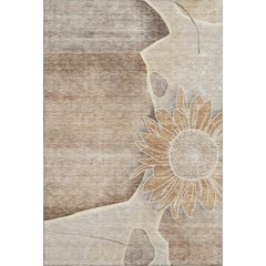 Premium Machine Washable Mayfield AMF700 Brown 3' x 5' Rug