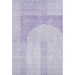 Premium Machine Washable Mayfield AMF711 Lavender 3' x 5' Rug