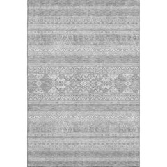 Premium Machine Washable Mayfield AMF714 Silver 3' x 5' Rug