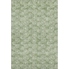 Premium Machine Washable Mayfield AMF728 Green 3' x 5' Rug