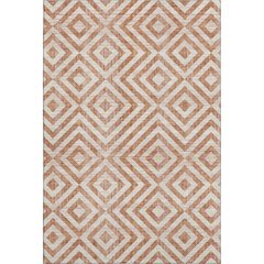 Premium Machine Washable Mayfield AMF733 Terracotta 3' x 5' Rug