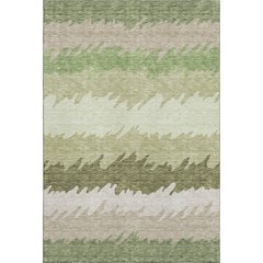 Premium Machine Washable Mayfield AMF736 Green 3' x 5' Rug