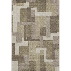 Premium Machine Washable Mayfield AMF740 Brown 3' x 5' Rug