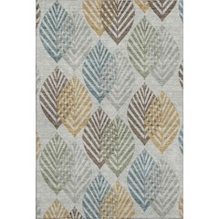 Premium Machine Washable Mayfield AMF744 Gray 3' x 5' Rug