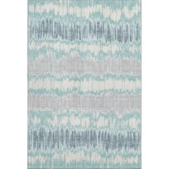 Premium Machine Washable Mayfield AMF755 Teal 3' x 5' Rug