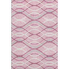 Premium Machine Washable Mayfield AMF757 Pink 3' x 5' Rug