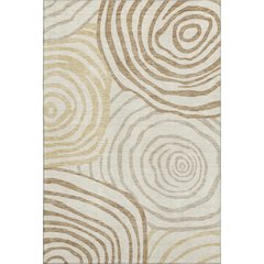 Premium Machine Washable Mayfield AMF765 Gold 3' x 5' Rug