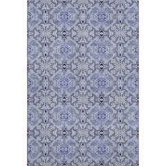 Premium Machine Washable Mayfield AMF783 Blue 3' x 5' Rug