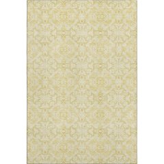 Premium Machine Washable Mayfield AMF784 Gold 3' x 5' Rug