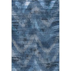 Premium Machine Washable Mayfield AMF792 Blue 3' x 5' Rug