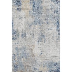 Premium Machine Washable Mayfield AMF814 Blue 3' x 5' Rug