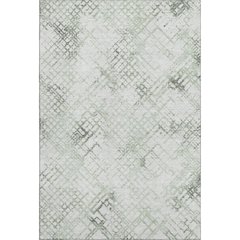 Premium Machine Washable Mayfield AMF824 Green 3' x 5' Rug
