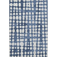 Premium Machine Washable Mayfield AMF869 Navy 3' x 5' Rug