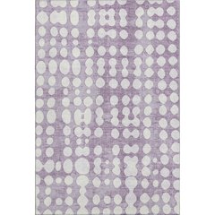 Premium Machine Washable Mayfield AMF869 Purple 3' x 5' Rug
