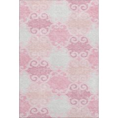 Premium Machine Washable Mayfield AMF883 Pink 3' x 5' Rug