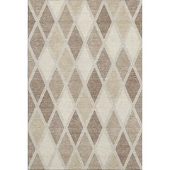 Premium Machine Washable Mayfield AMF887 Taupe 3' x 5' Rug