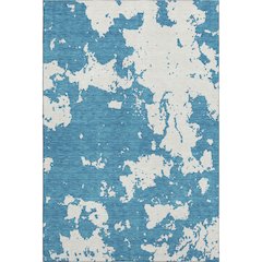 Premium Machine Washable Mayfield AMF897 Teal 3' x 5' Rug