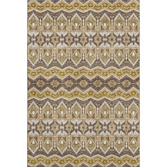 Premium Machine Washable Mayfield AMF909 Gold 3' x 5' Rug