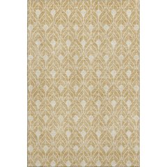 Premium Machine Washable Mayfield AMF931 Gold 3' x 5' Rug