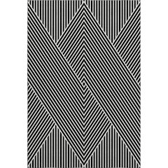 Premium Machine Washable Mayfield AMF937 Black 3' x 5' Rug