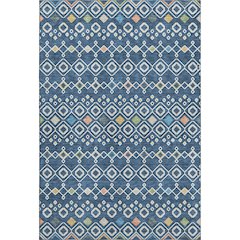 Premium Machine Washable Mayfield AMF938 Navy 3' x 5' Rug