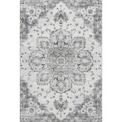 Premium Machine Washable Mayfield  Fog 3' x 5' Rug