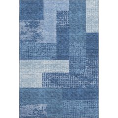 Premium Machine Washable Mayfield AMF941 Navy 3' x 5' Rug