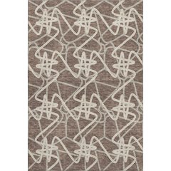 Premium Machine Washable Mayfield AMF947 Brown 3' x 5' Rug