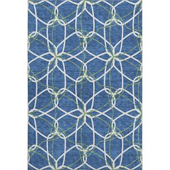 Premium Machine Washable Mayfield AMF950 Navy 3' x 5' Rug