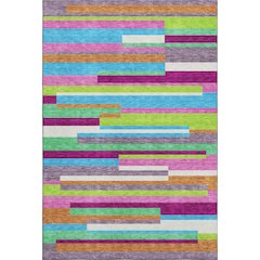 Premium Machine Washable Mayfield AMF956 Lavender 3' x 5' Rug
