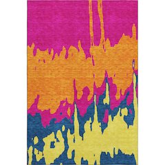 Premium Machine Washable Mayfield AMF961 Pink 3' x 5' Rug