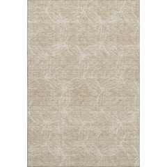 Premium Machine Washable Mayfield AMF968 Beige 3' x 5' Rug