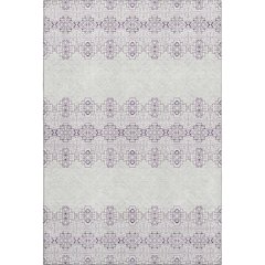 Premium Machine Washable Mayfield AMF970 Purple 3' x 5' Rug